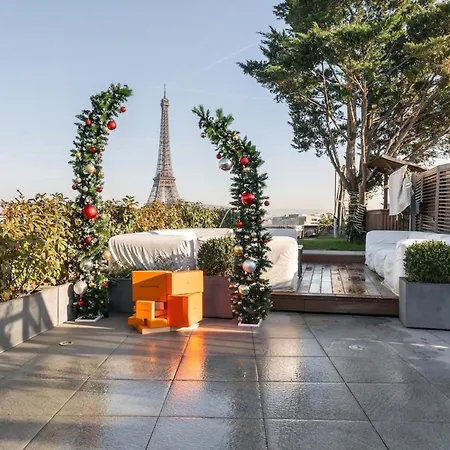 Apartment Splendide Rooftop Jacuzzi Tour Eiffel Ac